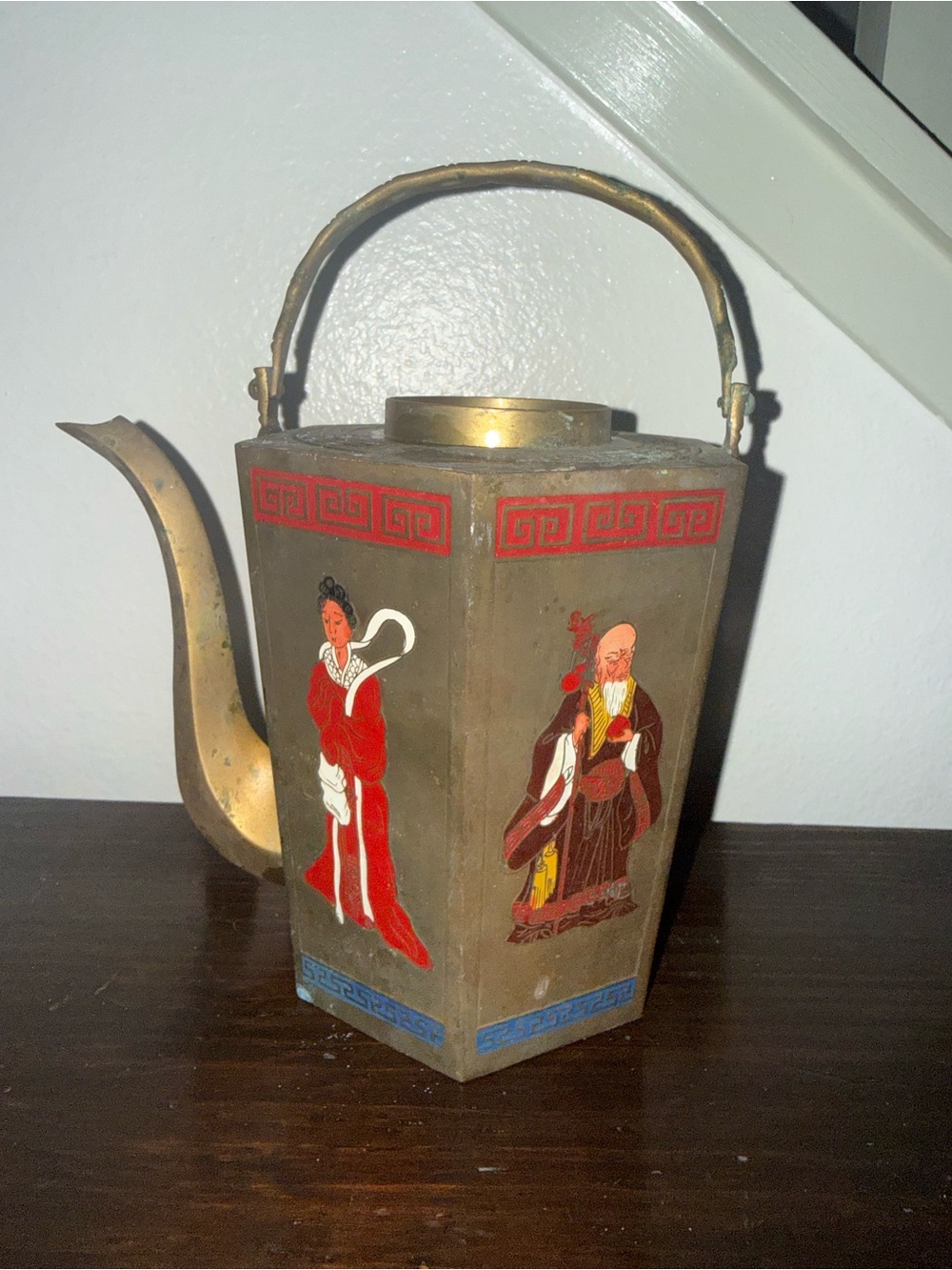 Vintage Chinese Brass Teapot